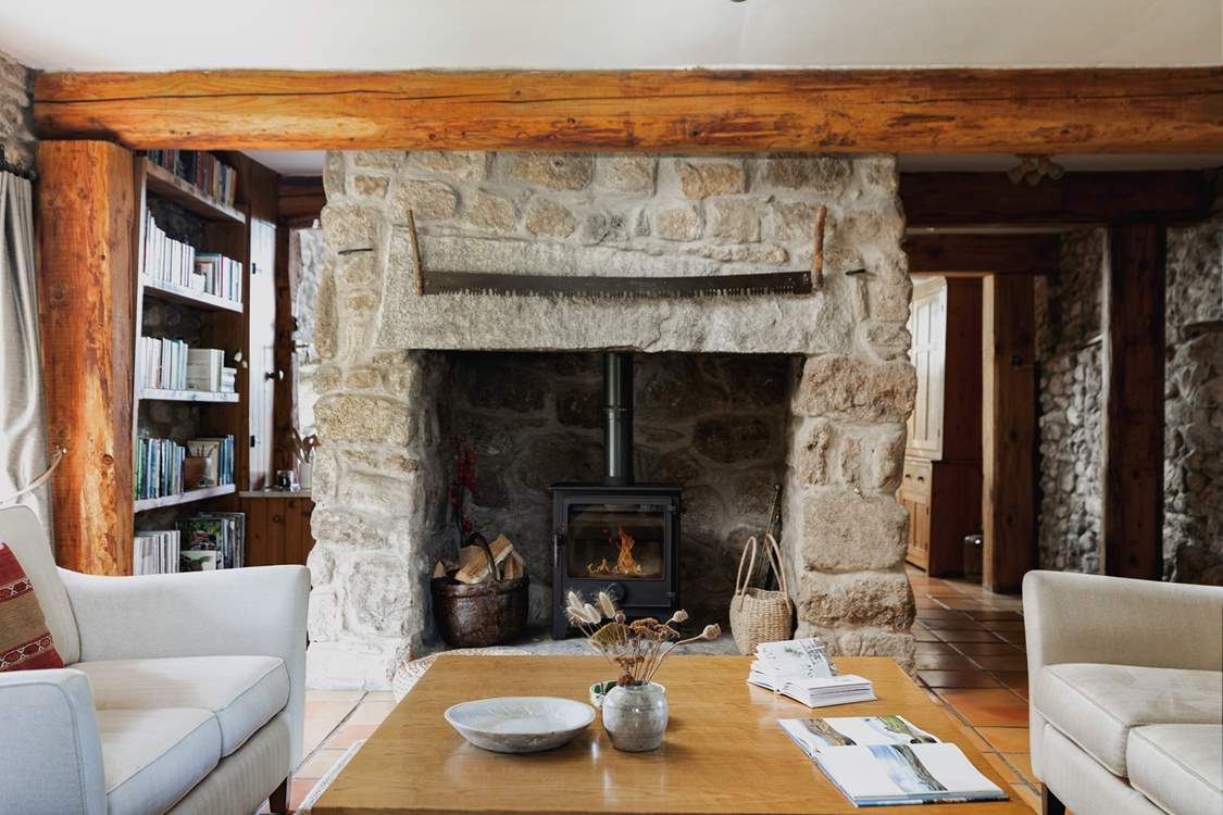 ...with a glowing wood-burning stove. Perfect for snuggling up in after a full day of exploring.
