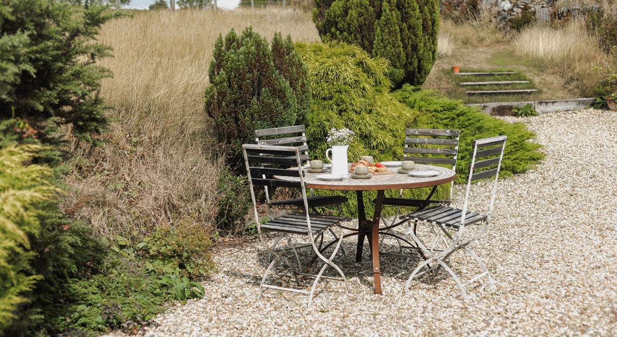 A great spot to enjoy a touch of al fresco dining whilst enjoying the most magical views.