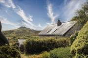 The gardens have magnificent views of Sharp Tor.