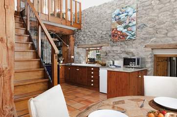 The gorgeous kitchen and dining space.