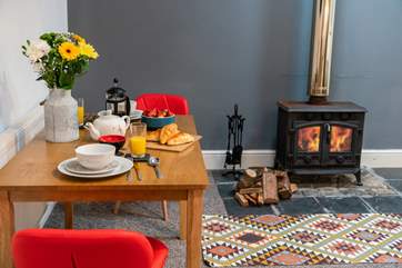 Nothing beats a cosy wood-burner on a chilly night.