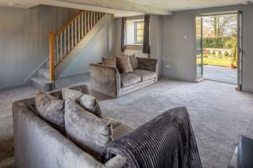 Fling the patio doors open and step out onto your patio-area with barbecue.