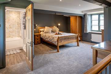 Stunning bedroom with en suite.