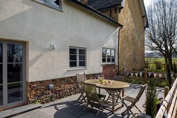 A glorious spot to enjoy a touch of dining al fresco.