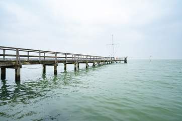 Take a stroll along Yarmouth Pier and appreciate the sea views.