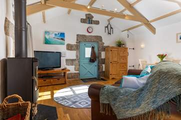 This hideaway is much larger than it looks from the outside.
