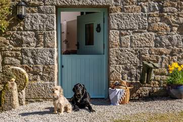 Two dogs are welcome to enjoy this lovely property, Benji the black lab will be on site to greet you.