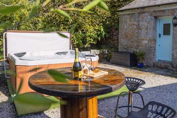 Enjoy a drink in the sheltered courtyard after a day of exploring.