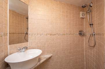 Your en suite offers this fabulous shower space.