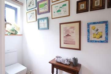 The downstairs cloakroom.