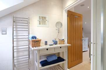 Looking back into the bedroom from the en suite.