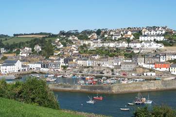 Looking down into the inner harbour.