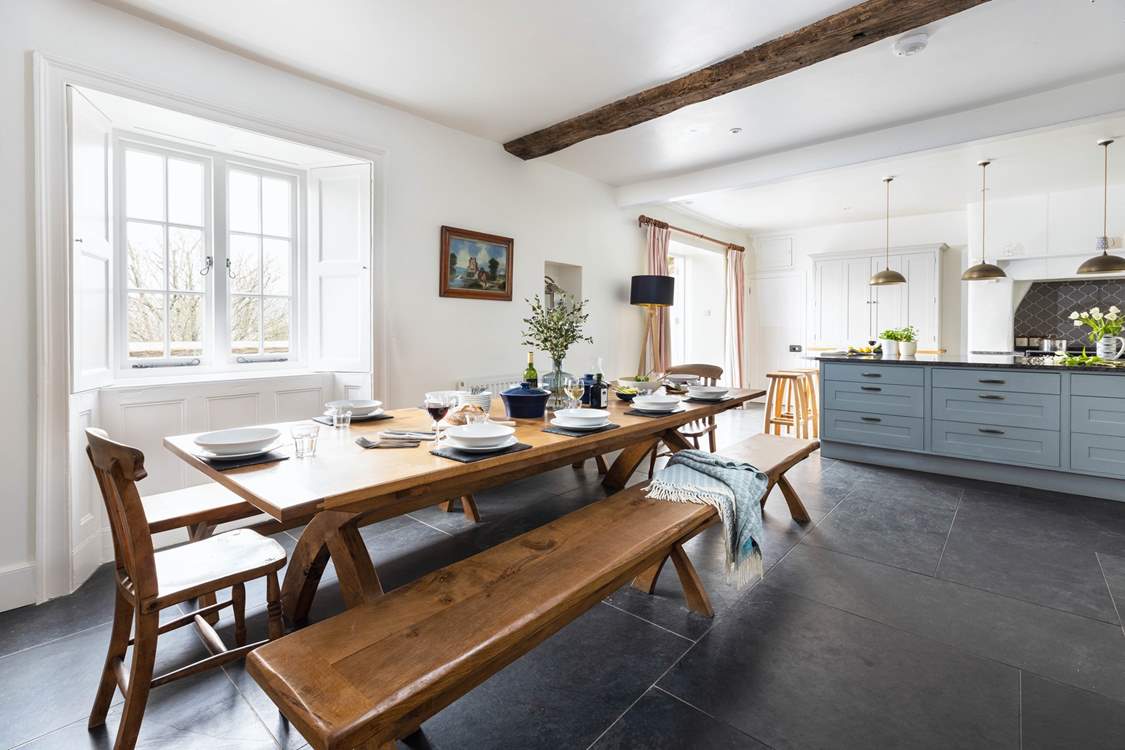 This fabulous dining-area makes enjoying that special meal even more memorable.