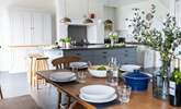 The fabulous open plan kitchen and dining area is a wonderful space to feast like kings. - Thumbnail Image