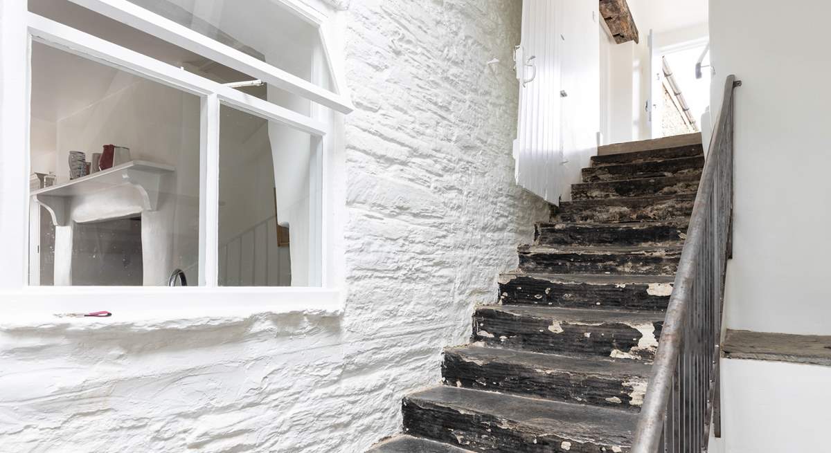 These steps lead down from the front door and games-room into the main ground floor entrance hall. However, there is also flat access into the property for those who don't fancy the steps.