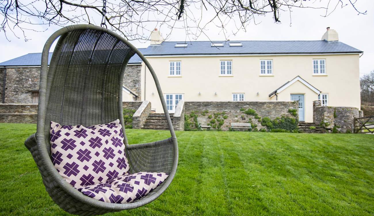 Many lazy days can be spent in the beautiful lawned area.