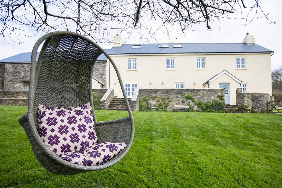 Many lazy days can be spent in the beautiful lawned area.