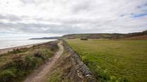 One of the numerous coastal paths which meander effortlessly around this glorious coastline.