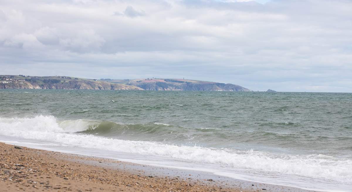 Anyone for a spot of fishing from the beach. 