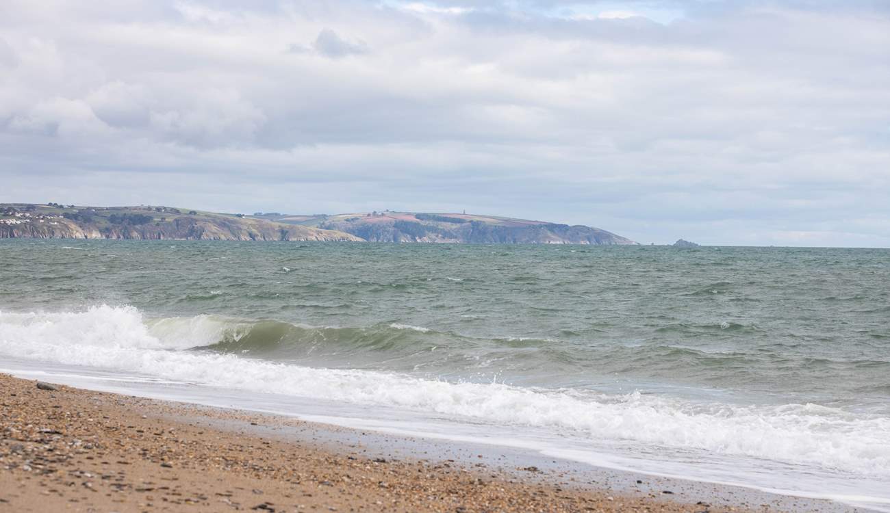 Anyone for a spot of fishing from the beach. 