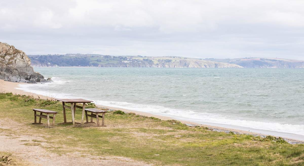 This beautiful beach is only a short stroll away.