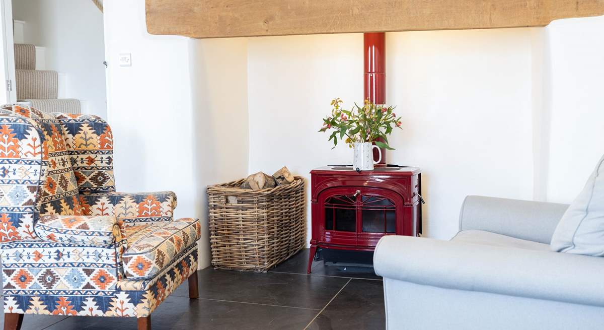 The open plan kitchen and dining area even has a snug area to relax in.