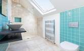 The glorious family shower-room is just the ticket for washing the day's sand and sun cream away. - Thumbnail Image