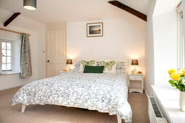 Tansy has two pretty bedrooms.
