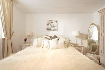 The second bedroom is very romantic.