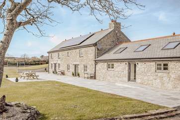 Enjoying a private slice of Cornish paradise, Trevorian Barn takes pride of place amongst beautiful countryside