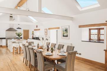 The spacious kitchen/diner is a great space for entertaining, with everything you need to rustle up a tasty meal.