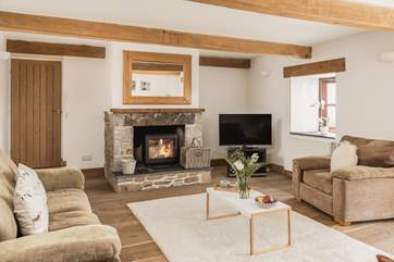 The fab snug, tucked away to the back of the house (down a couple of steps).
