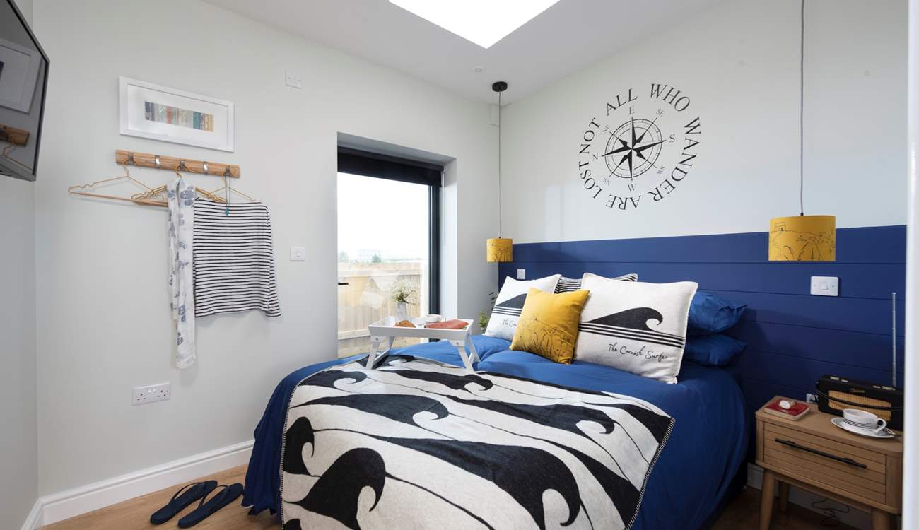 The gorgeous bedroom will ensure you have a blissful night's sleep.
