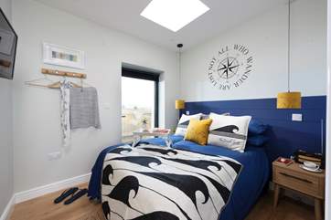 The gorgeous bedroom will ensure you have a blissful night's sleep.