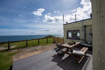 A wonderful spot to sit and enjoy the view from sunrise to sunset.