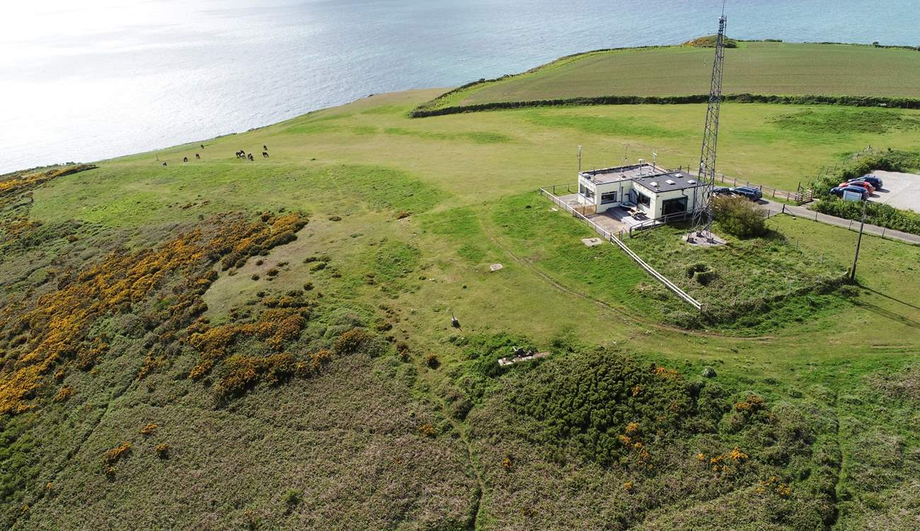 Surrounded by sea and countryside.