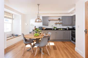 The open plan living-room.
