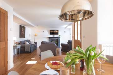 This apartment is superbly styled throughout and dog-friendly too.