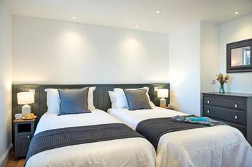 Bedroom 2 has a 'zip and link' bed so can be made up as a super-king size bed or twins.