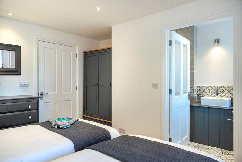 Plenty of storage for your holiday wear and a sneaky peep at the gorgeous en suite.