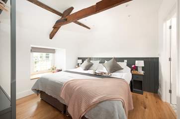 The second bedroom can be made up as a super-king size bed...