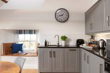 The kitchen is not only super stylish but so well-equipped.