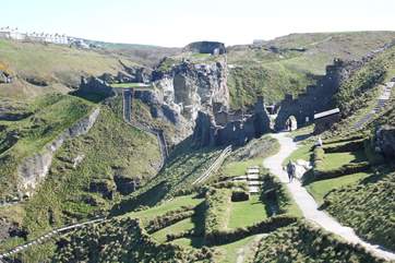 The nearby village of Tintagel is steeped in history and Arthurian legend.
