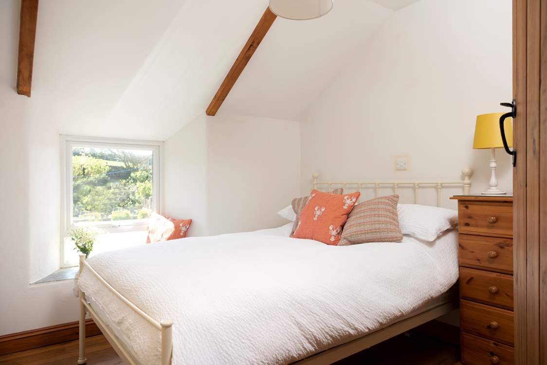 And pretty little bedroom four - perfect for one and you still get a double bed.