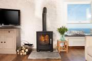 The toasty wood-burner is a welcome sight on those out-of-season breaks.