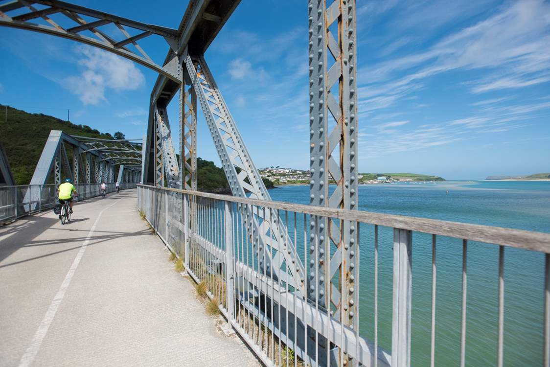 Hire a bike and cycle along the Camel Trail - there's a total of 17 miles to explore.