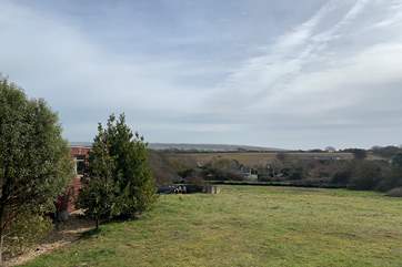 Countryside views from the rear doorstep.