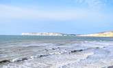 Compton Bay is well known for its surfing waves. - Thumbnail Image