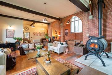 Light the fire for cosy evenings in.