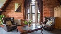 The seating area in Bedroom 6.